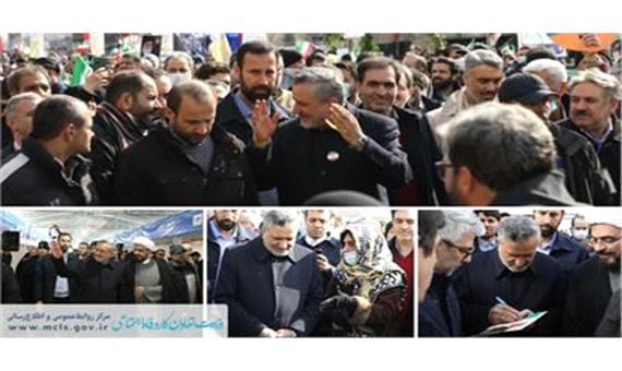 حضور مرتضوی در راهپیمایی 22 بهمن چهل و چهارمین سالگرد پیروزی انقلاب اسلامی