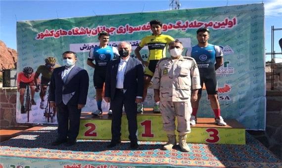 رکابزن سپاهان اصفهان در مسابقات دوچرخه سواری جوانان کشور اول شد