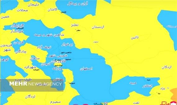 اصفهان در وضعیت آبی کرونا / هیچ شهری پرخطر نیست
