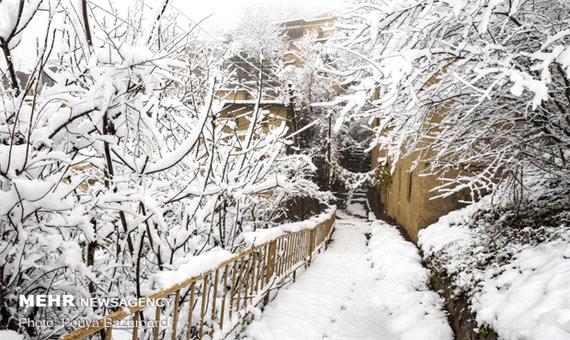 دمای اصفهان به زیر صفر درجه می‌رسد/ بارش برف در فریدونشهر و داران
