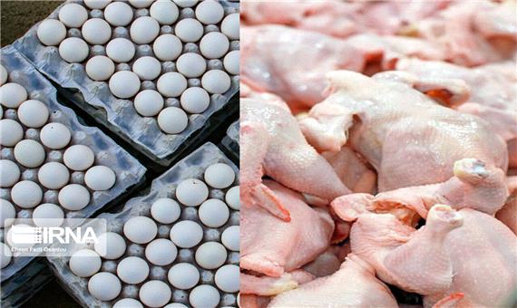عدم تغییر قیمت مرغ و تخم‌مرغ در کاشان
