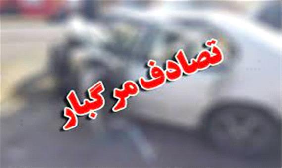 وقوع تصادف در اتوبان نطنز-اصفهان با 3 کشته