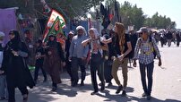 حضور پرشور زائران از سراسر جهان در مسیر اربعین