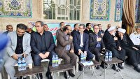 حضور استاندار در اجتماع عزاداری بخش میمه