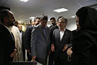 بازدید وزیر علوم از آزمایشگاه صنعت ۴.۰ گروه فولاد مبارکه