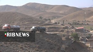 آبرسانی سیار به ۱۳ روستای بویین میاندشت