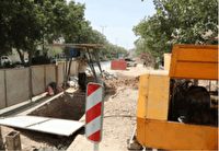 پایان عملیات اجرای شبکه فاضلاب خیابان‌های امام رضا (ع) و شهدای رهنان