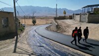 آسفالت ریزی محور روستای داشکسن به خویگان فریدونشهر