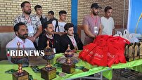 مسابقات قوی‌ترین مردان روستایی در روستای چهلخانه