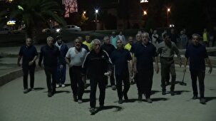 برگزاری ورزش صبحگاهی در  ۱۰ پارک کاشان