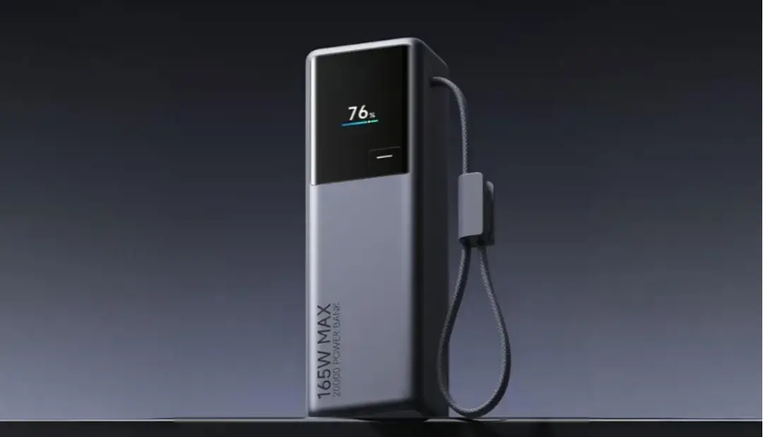 پاوربانک جدید شیائومی نمایشگر هوشمند دارد