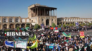 روایت ایران قوی در راهپیمایی ۱۳ آبان