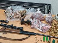 کشف وضبط اسلحه و شکار غیر مجاز در کاشان