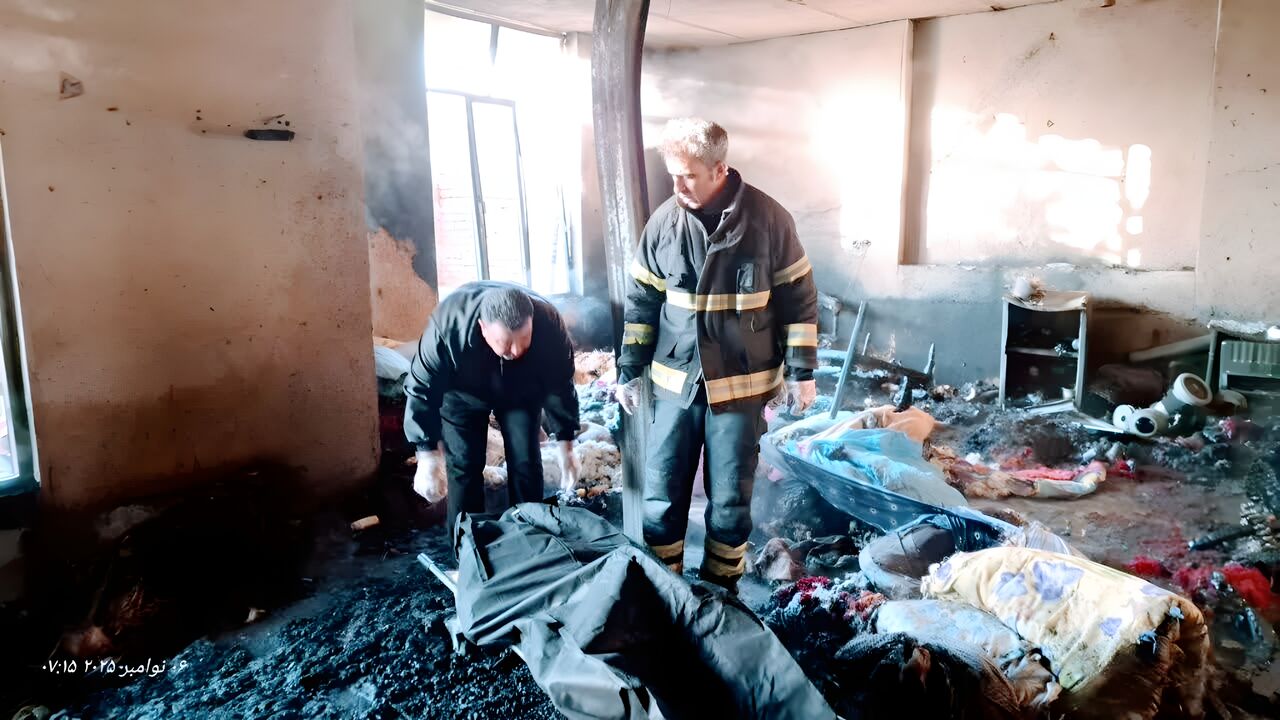 فوت دلخراش بانوی مسن بر اثر آتش‌سوزی در گوگد گلپایگان