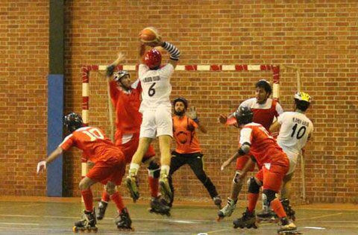 امید داوری مربی تیم ملی رولبال اسکیت شد