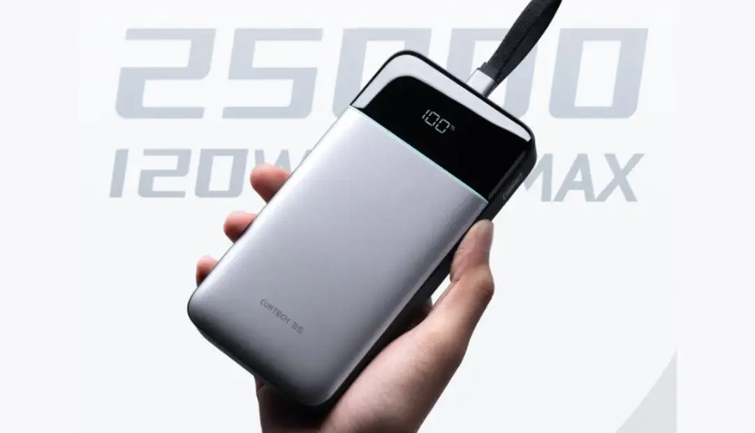 این پاوربانک اقتصادی 2500 میلی‌آمپرساعتی، شارژ 120 وات دارد