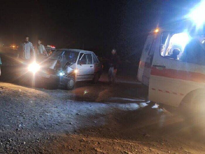 دو کشته و یک مصدوم در اثر برخورد پراید با وانت