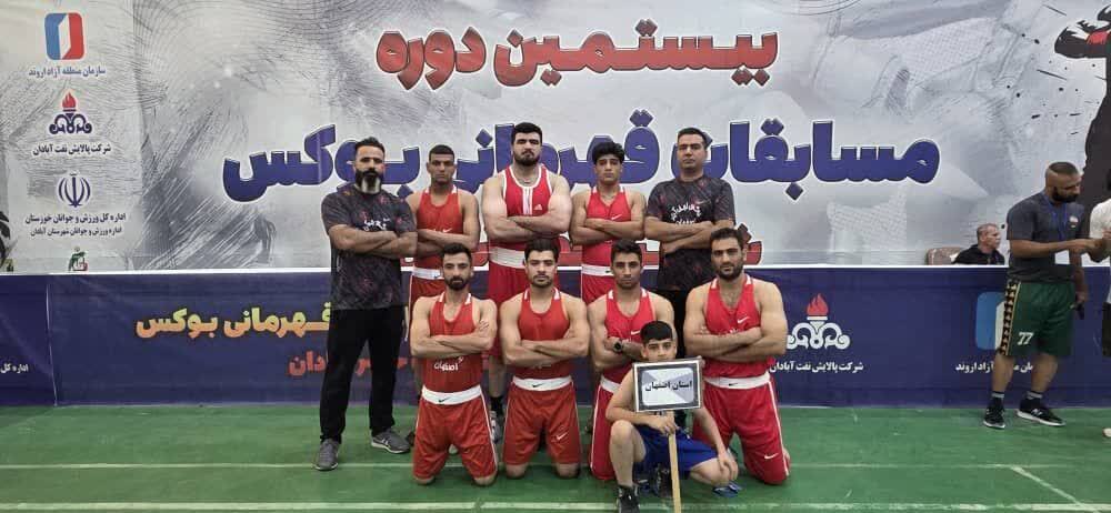 جایگاه سوم بوکسور‌های اصفهانی در رقابت‌های قهرمانی کشور