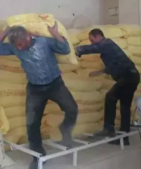 توزیع 50 کیسه آرد بین مددجویان مجری طرح پخت نان خانگی