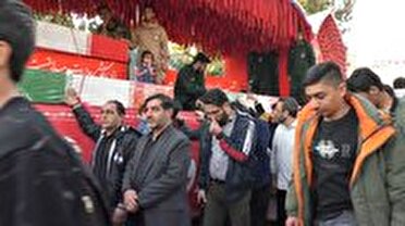 تشییع لاله های وطن در برخوار