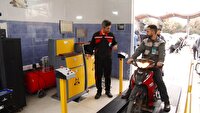 معاینه فنی هشت هزار موتورسیکلت در اصفهان