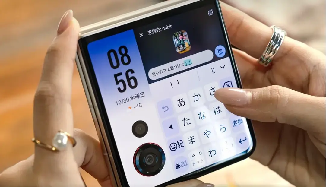 نوبیا فلیپ 3 رونمایی شد؛ گوشی تاشو جذاب با نمایشگر خارجی بزرگ