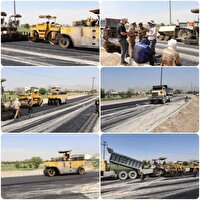 بهره‌برداری از طرح آسفالت بلوار امیرکبیر اصفهان