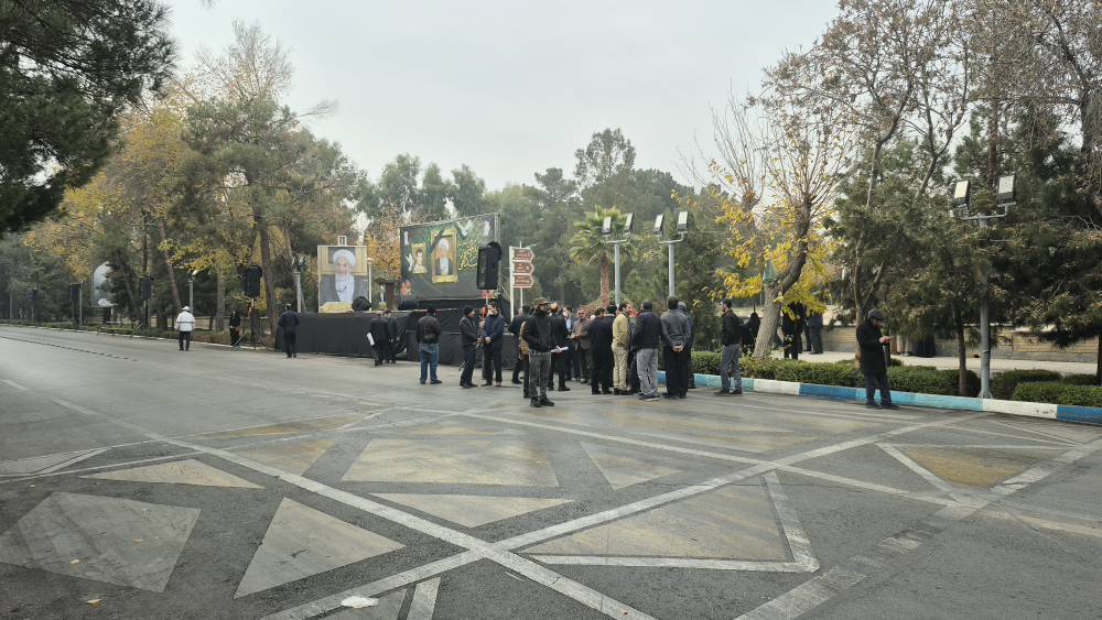 پیکر حجت‌الاسلام عبداللهی در گلستان شهدا آرام گرفت