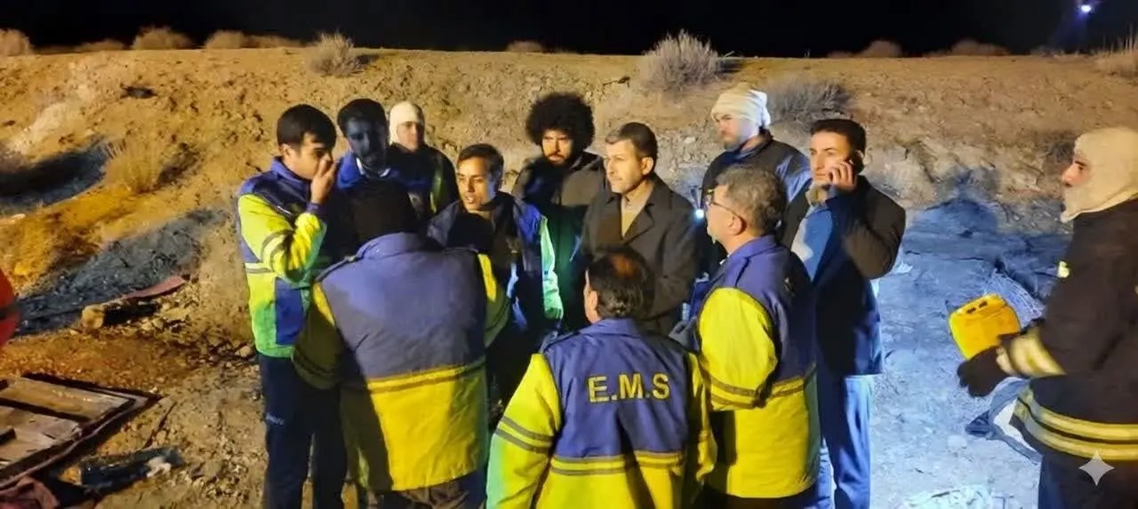 حضور استاندار اصفهان برای بررسی روند امدادرسانی در سانحه  واژگونی اتوبوس