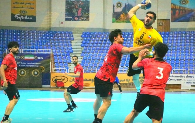 پیروزی هندبالیست‌های سپاهان مقابل پرواز هوانیروز تهران