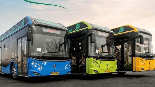 نخستین ناوگان اتوبوس برقی به اصفهان رسید