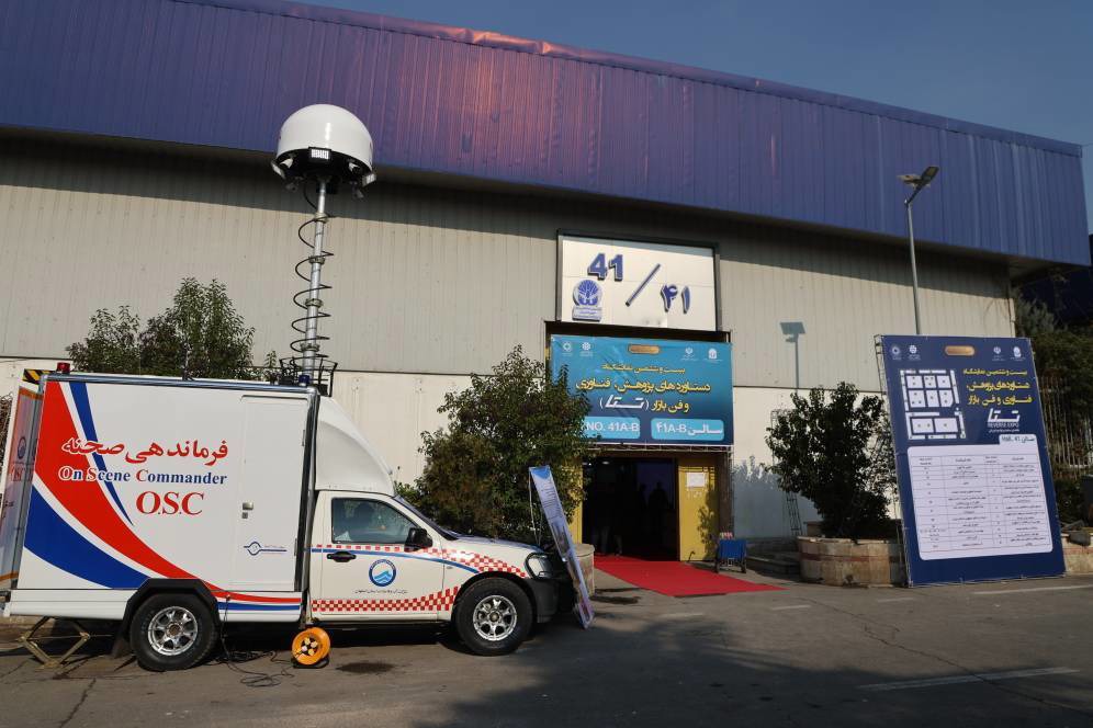 رونمایی از خودروی فرماندهی صحنه بحران