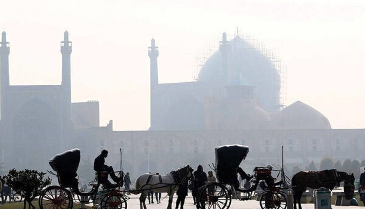 آلودگی هوای اصفهان و ۴ شهر مجاور