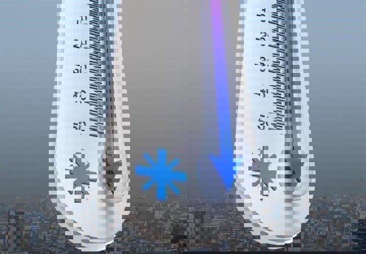 هشدار هواشناسی نسبت به نفوذ توده هوای سرد در اصفهان