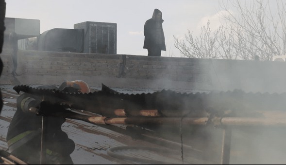 حریق گسترده انبار لوازم خانگی در اصفهان مهار شد
