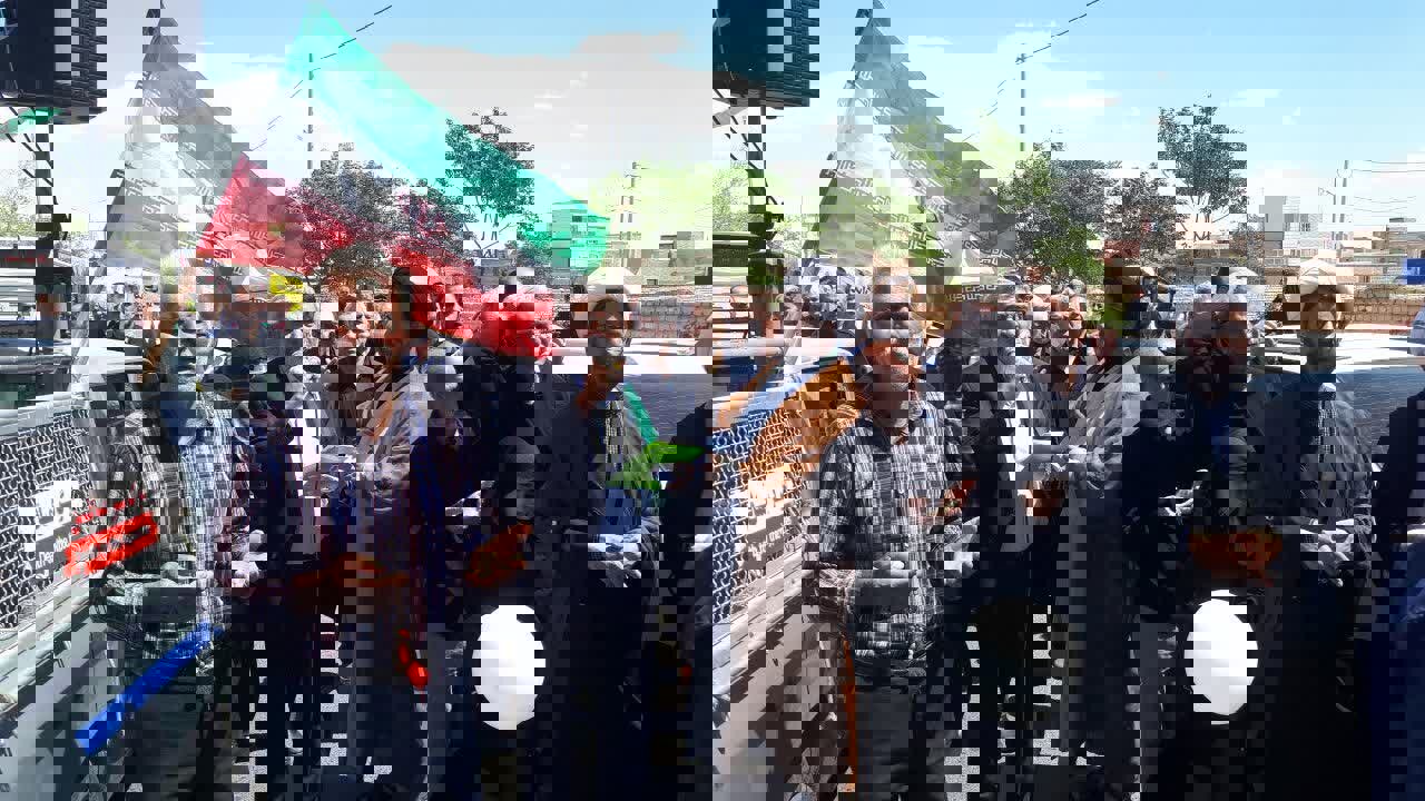 حضور پرشور مردم منطقه دارالولایه راوند کاشان