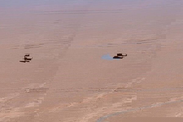 اولین تصاویر از حادثه سقوط بالگرد در میدان میوه و تره بار درچه