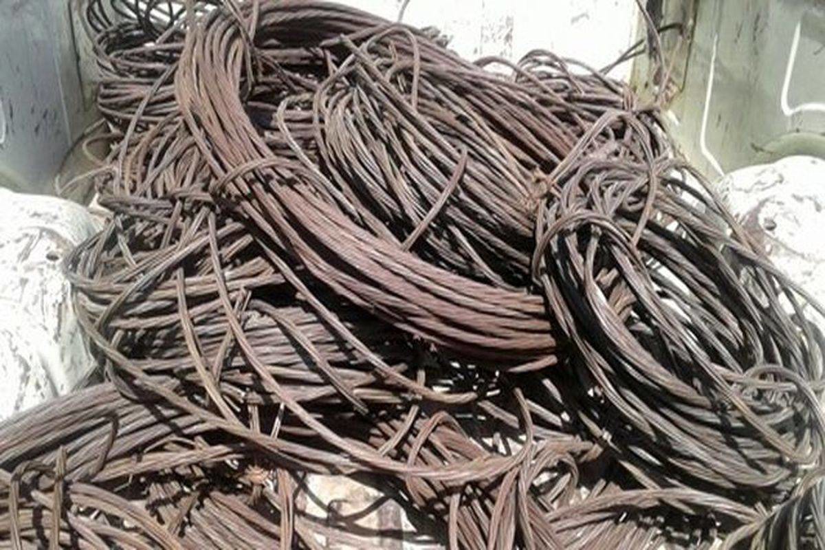 دستگیری سارقان سیم، کابل برق در  نایین