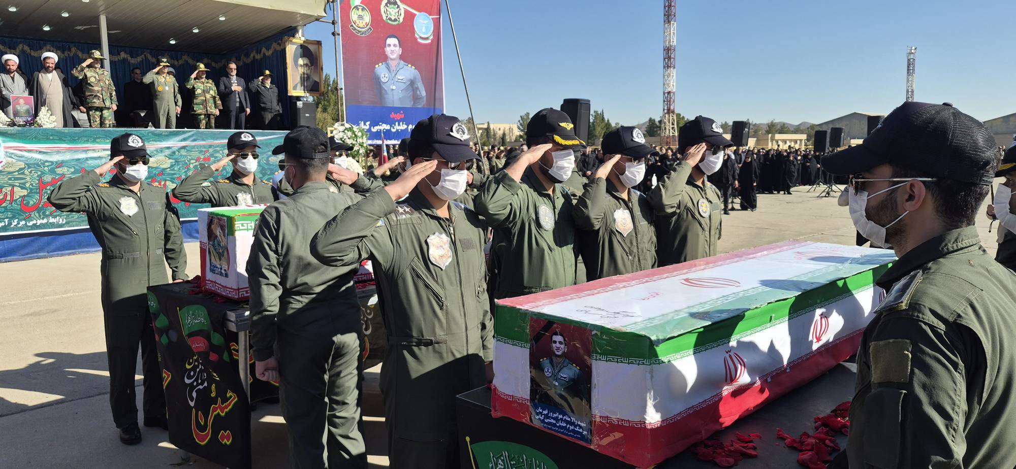 وداع با شهدای هوانیروز در اصفهان