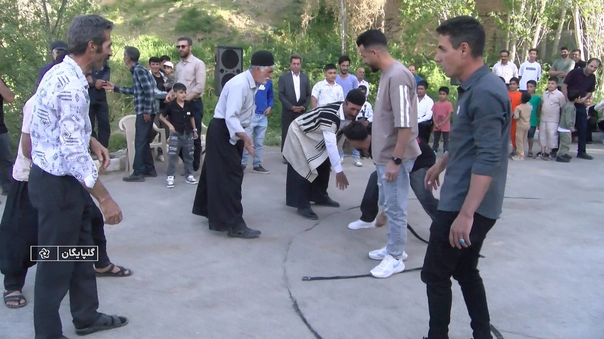 جشنواره بازی‌های بومی محلی در روستای هنده