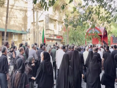 فیلم/ تشییع ۲ شهید لشکر ۱۴ امام حسین(ع) در اصفهان