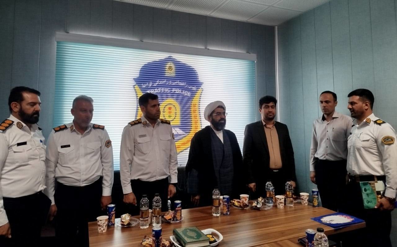 برگزاری تکریم و معارفه رئیس پلیس راه کوهپایه