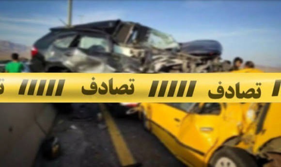 یک فوتی در تصادف کامیون و پراید