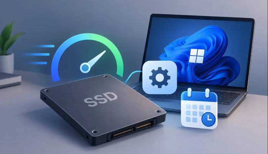 افزایش سرعت SSD کامپیوتر با تنظیمات پیش‌فرض ویندوز