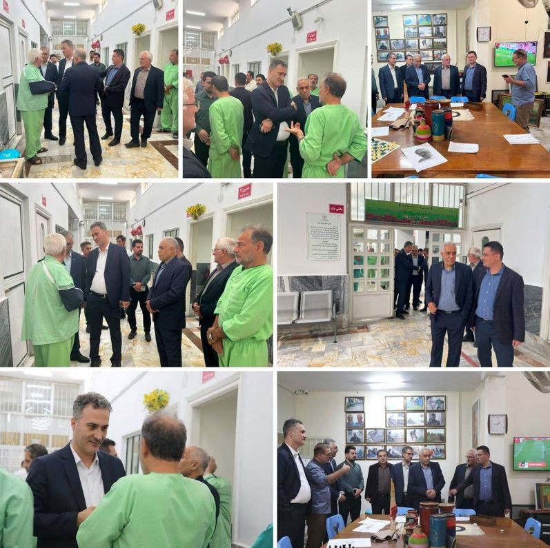 بازدید مدیربازرسی شرکت بیمه دی از  بیمارستان روانپزشکی ایثار اردبیل