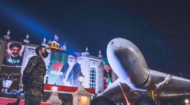 حضور کاروان اقتدار پهپاد هوافضای سپاه در میدان