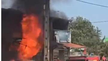 آتش‌سوزی در بازار سلمانشهر مهار شد
