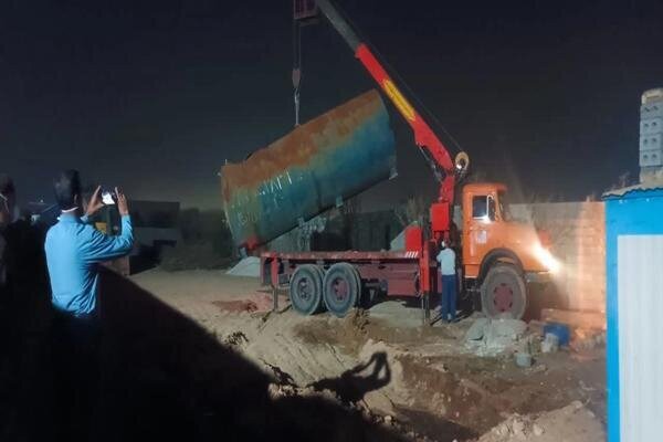 انتقال ۶هزار لیتر ماده شیمیایی از مخزن عامل انتشار بوی نامطبوع در اصفهان