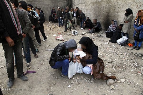 ۱۵ معتاد متجاهر در فلاورجان جمع‌آوری شدند
