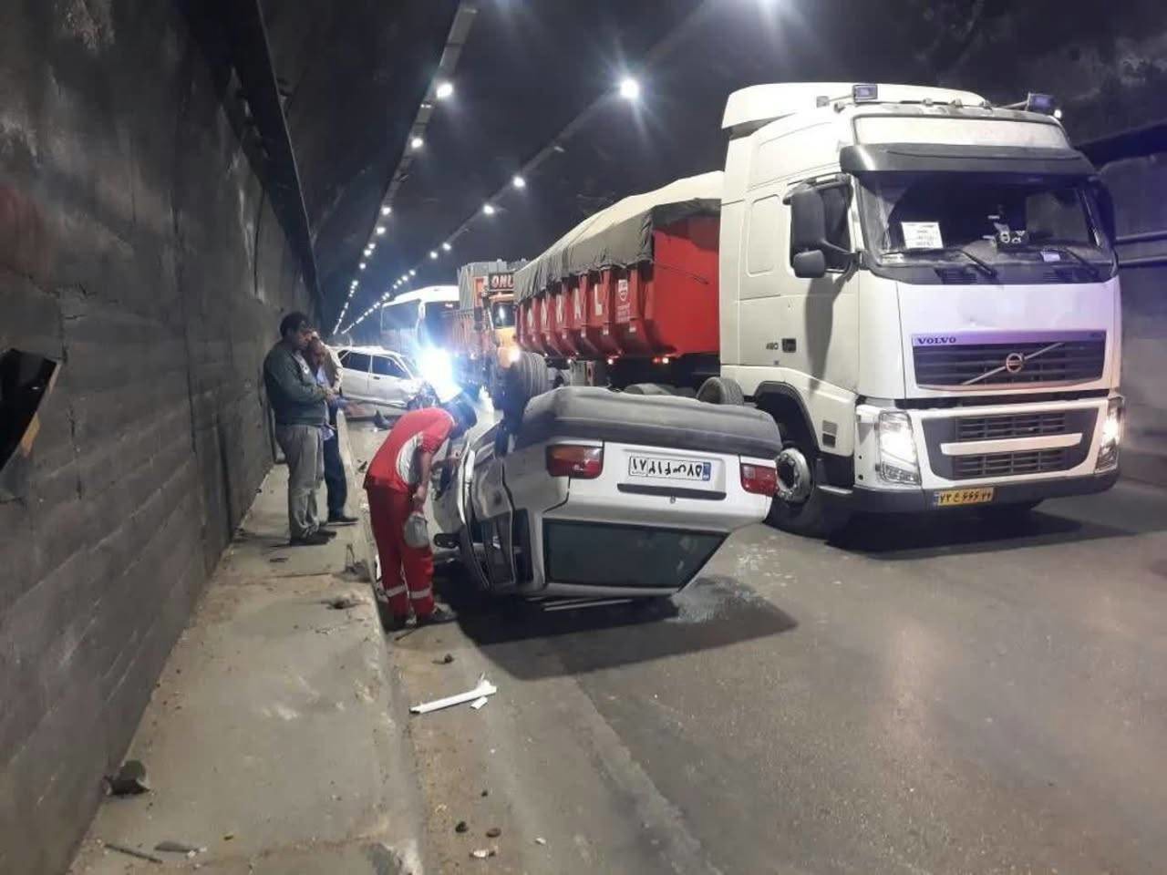 تصادف زنجیره‌ای با ۸ مصدوم در جاده یاسوج ـ اصفهان